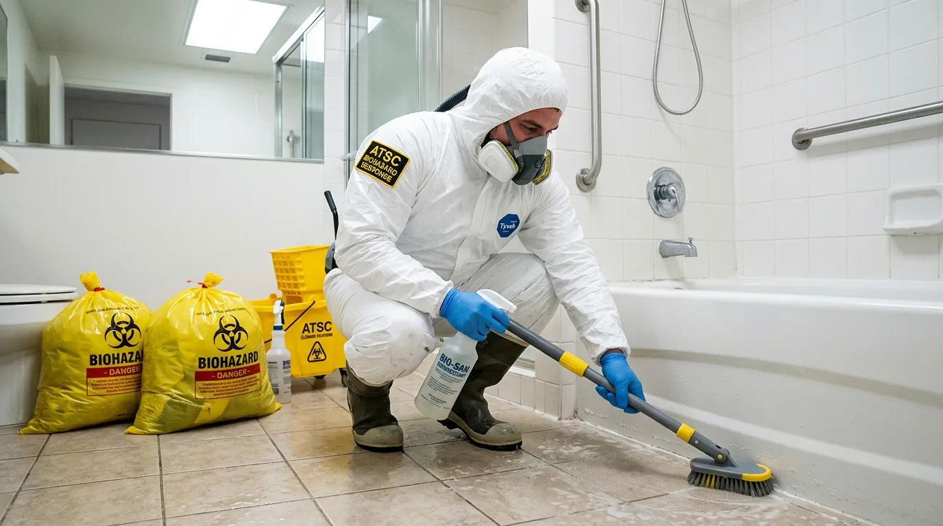 Decontamination equipment deployed for Blood Cleanup in Hudsonville